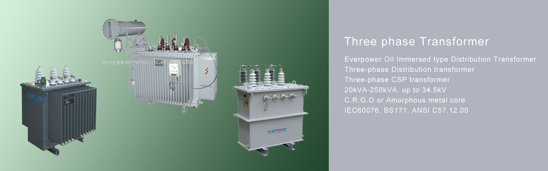 Three phase transformer